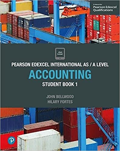 Pearson Edexcel International AS A Level Accounting Student Book 1