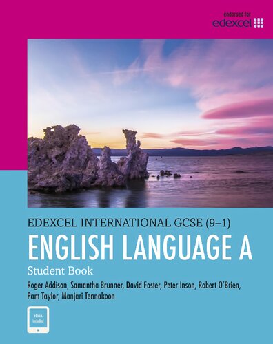 Pearson Edexcel International GCSE 91 English Language A Student Book 2nd Edition