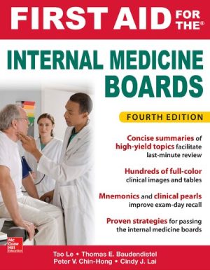 First Aid for the Internal Medicine Boards 4th Edition