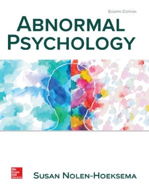 Abnormal Psychology 8th Ed