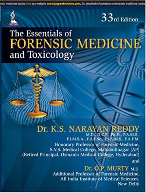 The Essentials Of Forensic Medicine And Toxicology 33rd Edition