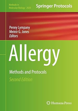 Allergy Methods and Protocols 2nd Edition
