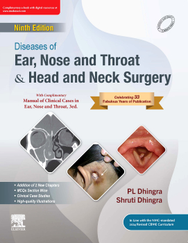 Diseases of Ear Nose and Throat & Head and Neck Surgery 9th Edition By Dhingra